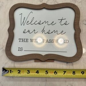 Wifi Welcome Sign